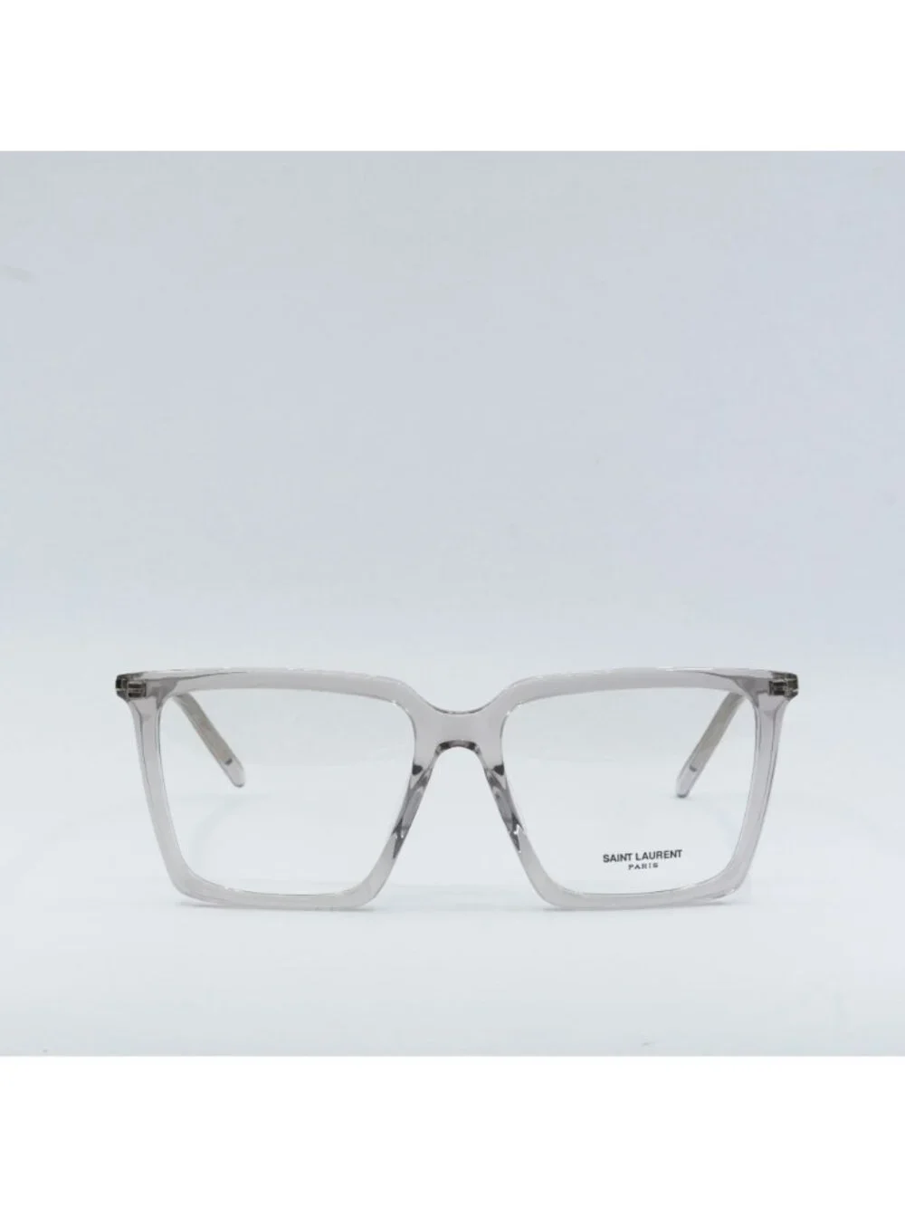 Saint Laurent SL474OPT 003 Eyeglasses Transparent Nude 56mm Square Frame